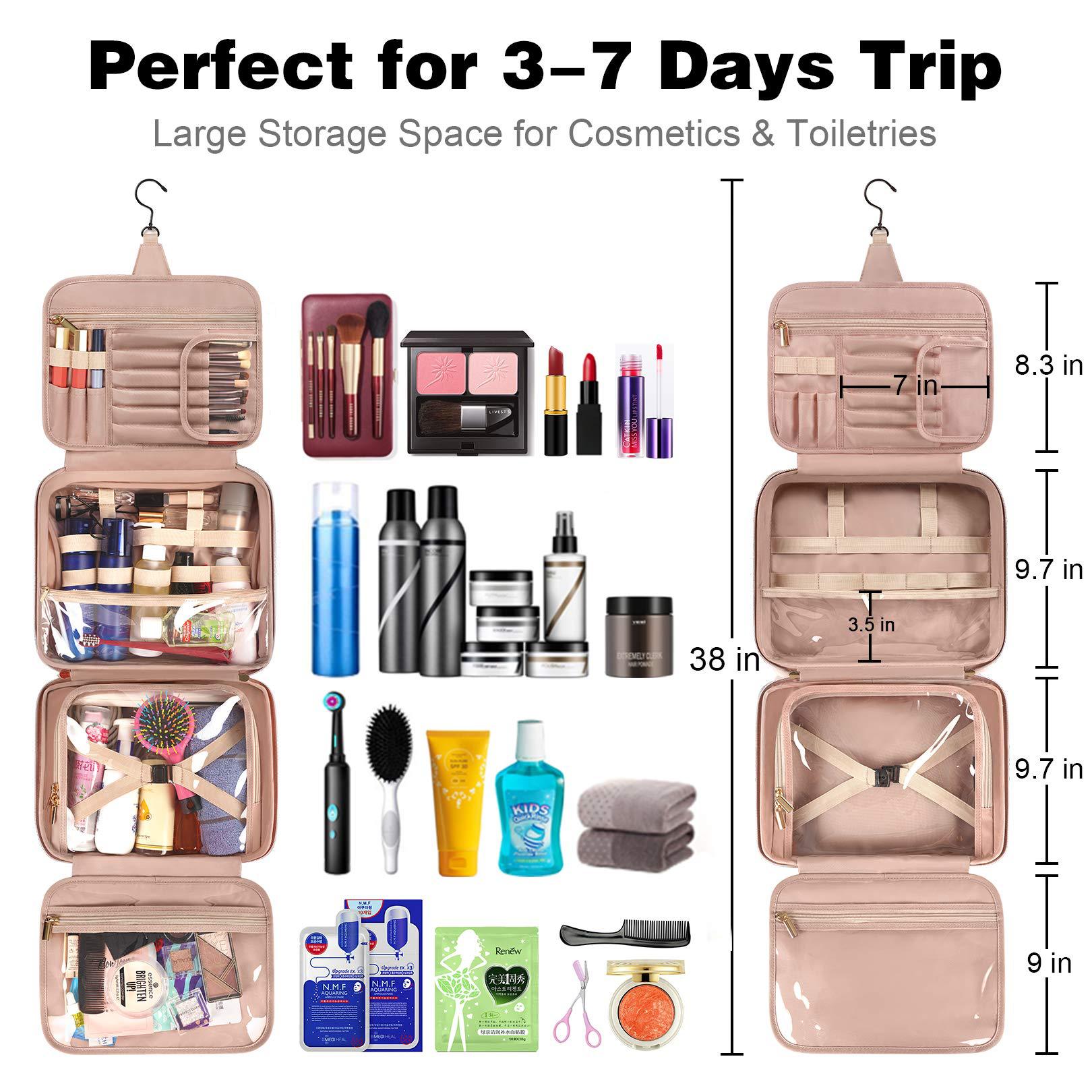 Classical Travel Cosmetic online Makeup Bag with Hanger